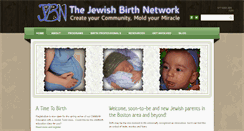 Desktop Screenshot of jewishbirthnetwork.com